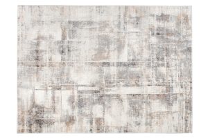 Alfombra Valley Gris Rojo Ladrillo Moderno Moteado