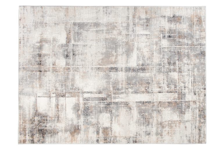 Alfombra Valley Gris Rojo Ladrillo Moderno Moteado