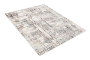 Alfombra Valley Gris Rojo Ladrillo Moderno Moteado