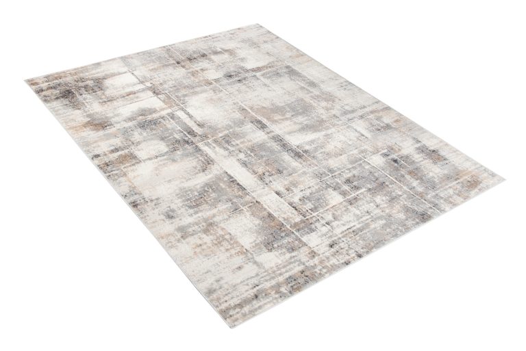 Alfombra Valley Gris Rojo Ladrillo Moderno Moteado