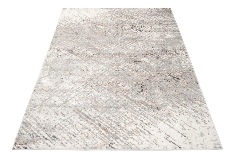 Alfombra Valley Gris Oscuro Abstracto Líneas