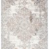 Alfombra Valley Gris Beige Vintage Floral