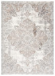 Alfombra Valley Gris Beige Vintage Floral