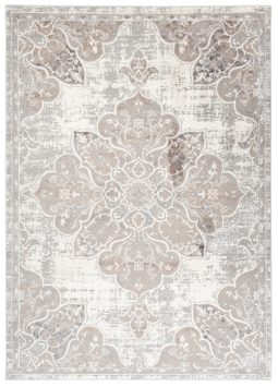 Alfombra Valley Gris Beige Vintage Floral