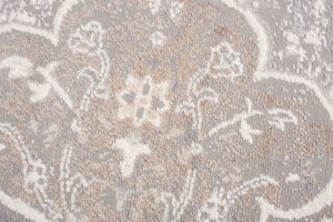 Alfombra Valley Gris Beige Vintage Floral