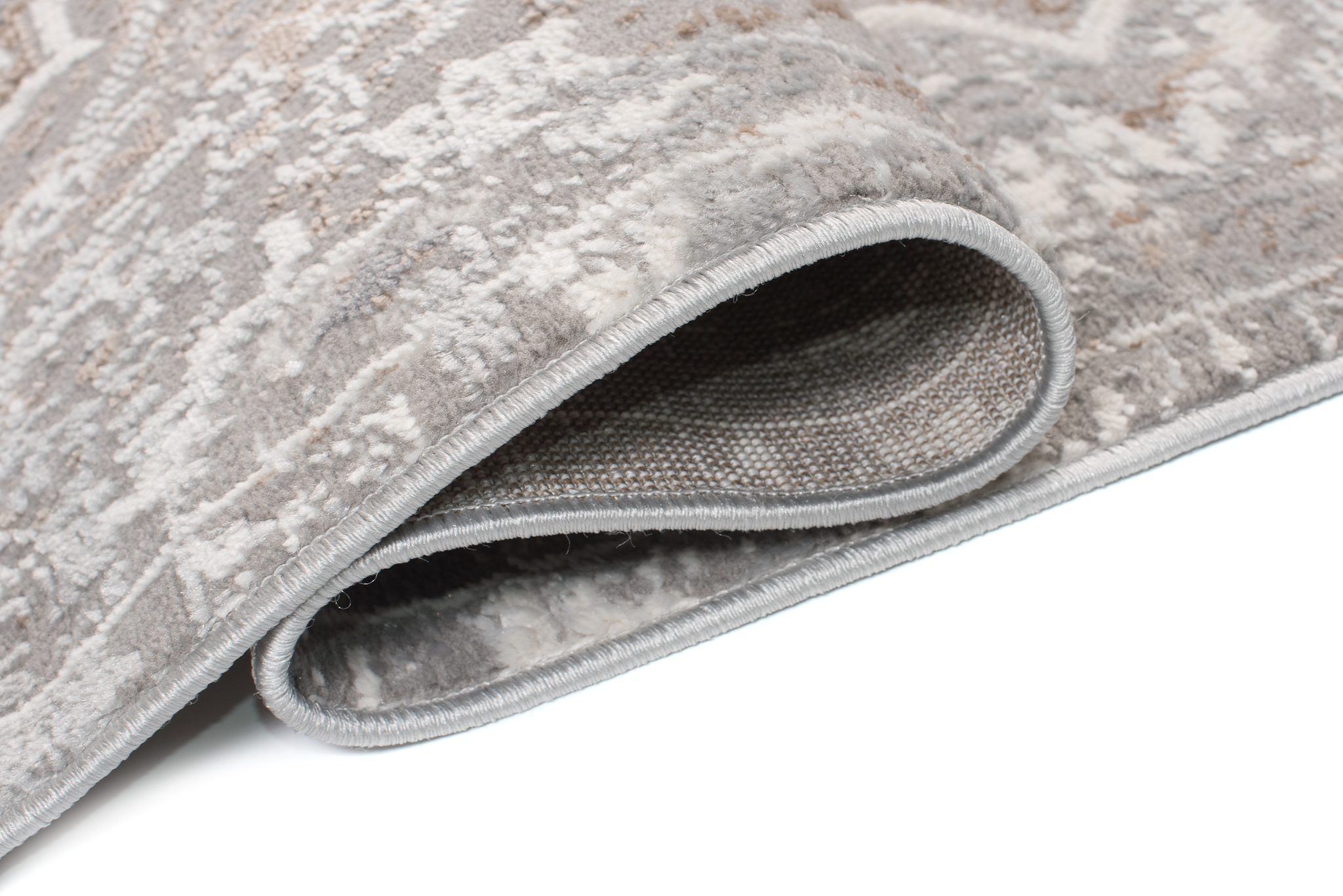 Alfombra Valley Gris Beige Vintage Floral