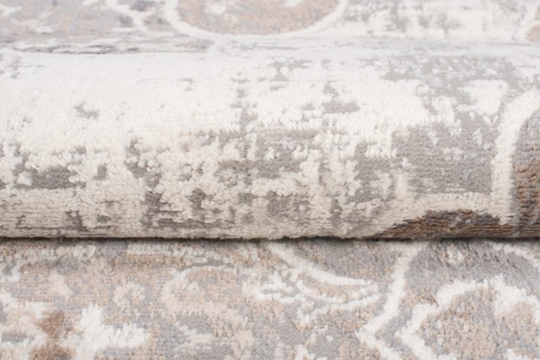 Alfombra Valley Gris Beige Vintage Floral