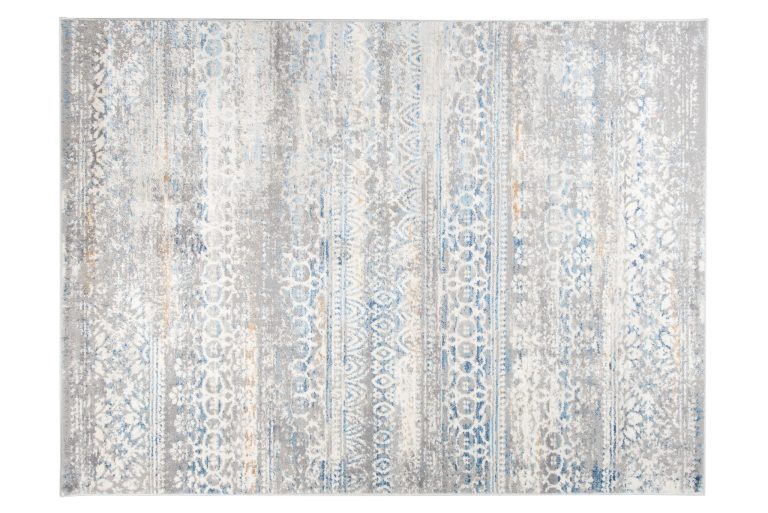 Alfombra Valley Gris Azul Floral Vintage