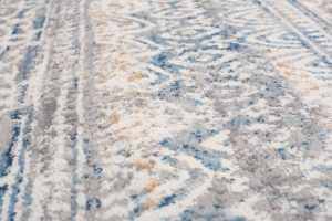 Alfombra Valley Gris Azul Floral Vintage