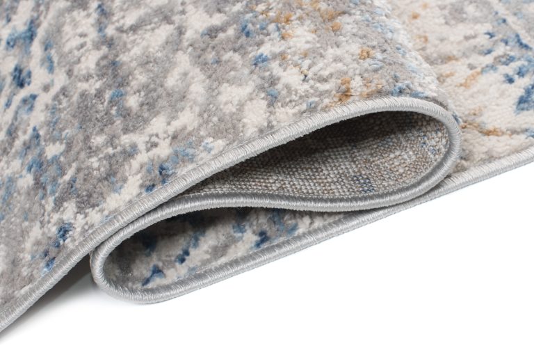 Alfombra Valley Gris Azul Floral Vintage