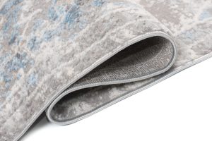 Alfombra Valley Gris Azul Vintage Floral