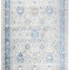 Alfombra Valley Gris Azul Ornamental Vintage