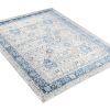 Alfombra Valley Gris Azul Ornamental Vintage