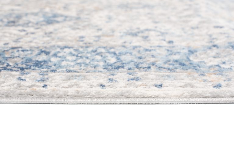 Alfombra Valley Gris Azul Ornamental Vintage