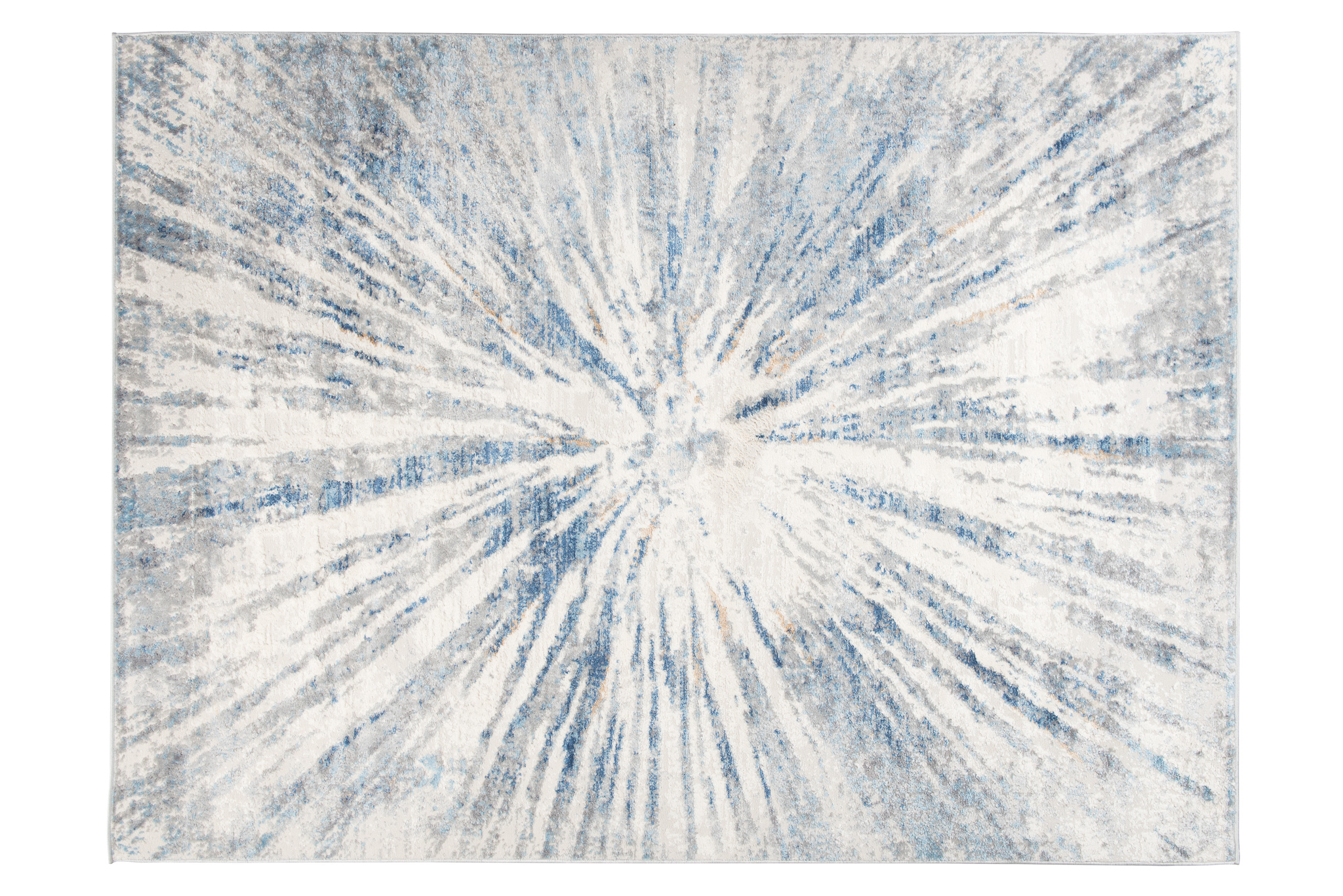 Alfombra Valley Gris Azul Abstracto Vidrio