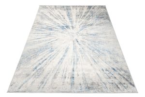 Alfombra Valley Gris Azul Abstracto Vidrio