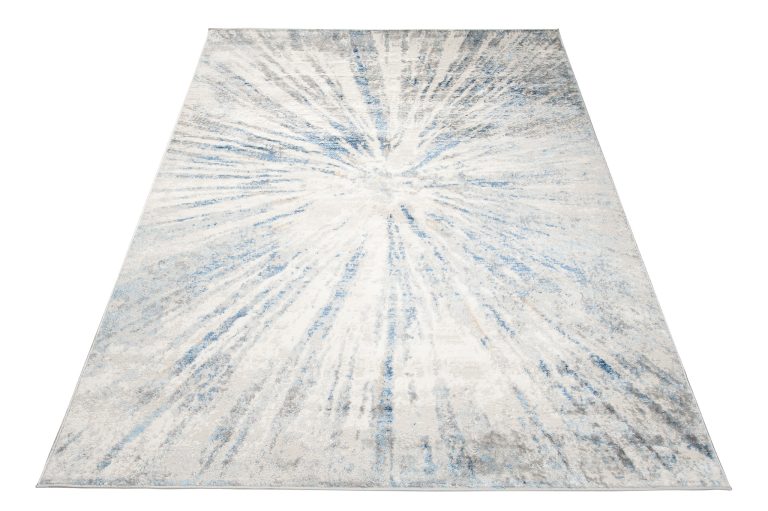 Alfombra Valley Gris Azul Abstracto Vidrio