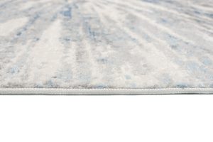 Alfombra Valley Gris Azul Abstracto Vidrio