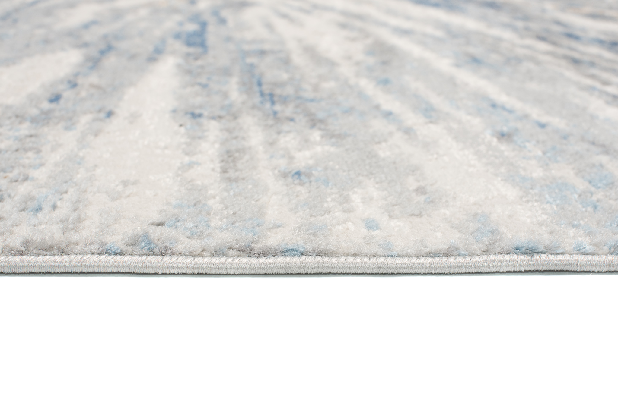 Alfombra Valley Gris Azul Abstracto Vidrio