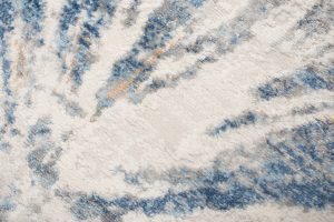 Alfombra Valley Gris Azul Abstracto Vidrio
