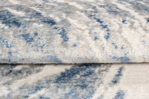 Alfombra Valley Gris Azul Abstracto Vidrio