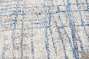 Alfombra Valley Gris Azul Abstracto Líneas