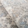 Alfombra Valley Gris Azul Vintage Borde