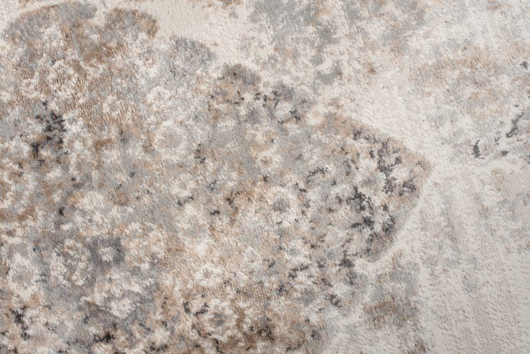 Alfombra Valley Gris Rojo Ladrillo Vintage Ornamental