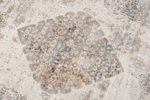 Alfombra Valley Gris Rojo Ladrillo Vintage Ornamental