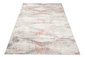 Alfombra Valley Gris Salmón Geométrico