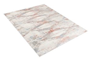 Alfombra Valley Gris Salmón Geométrico