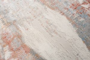 Alfombra Valley Gris Salmón Geométrico