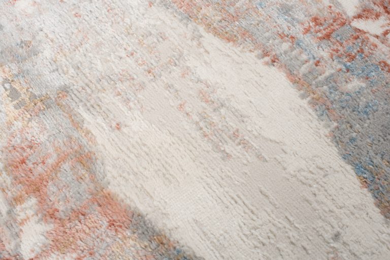 Alfombra Valley Gris Salmón Geométrico