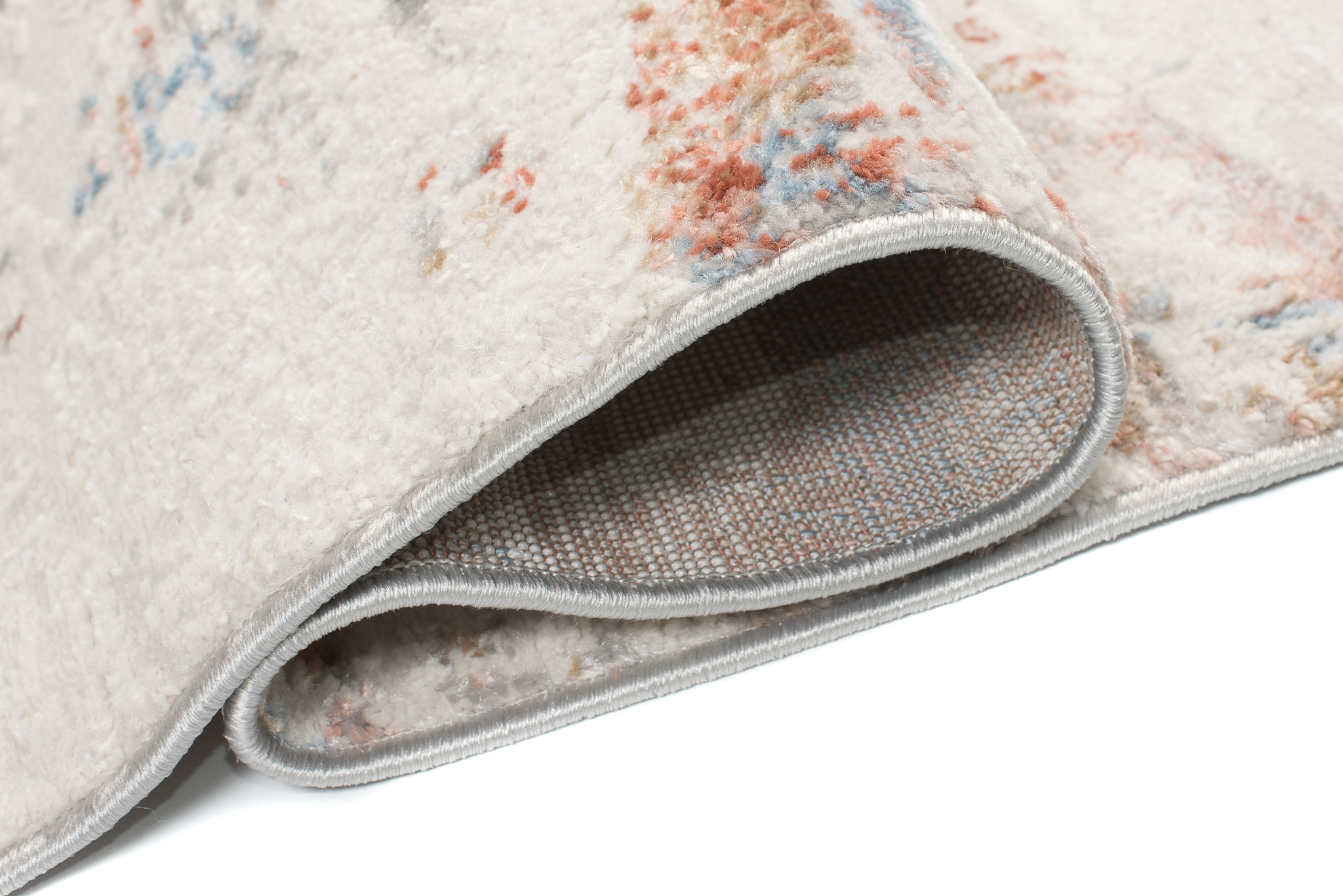 Alfombra Valley Gris Salmón Geométrico