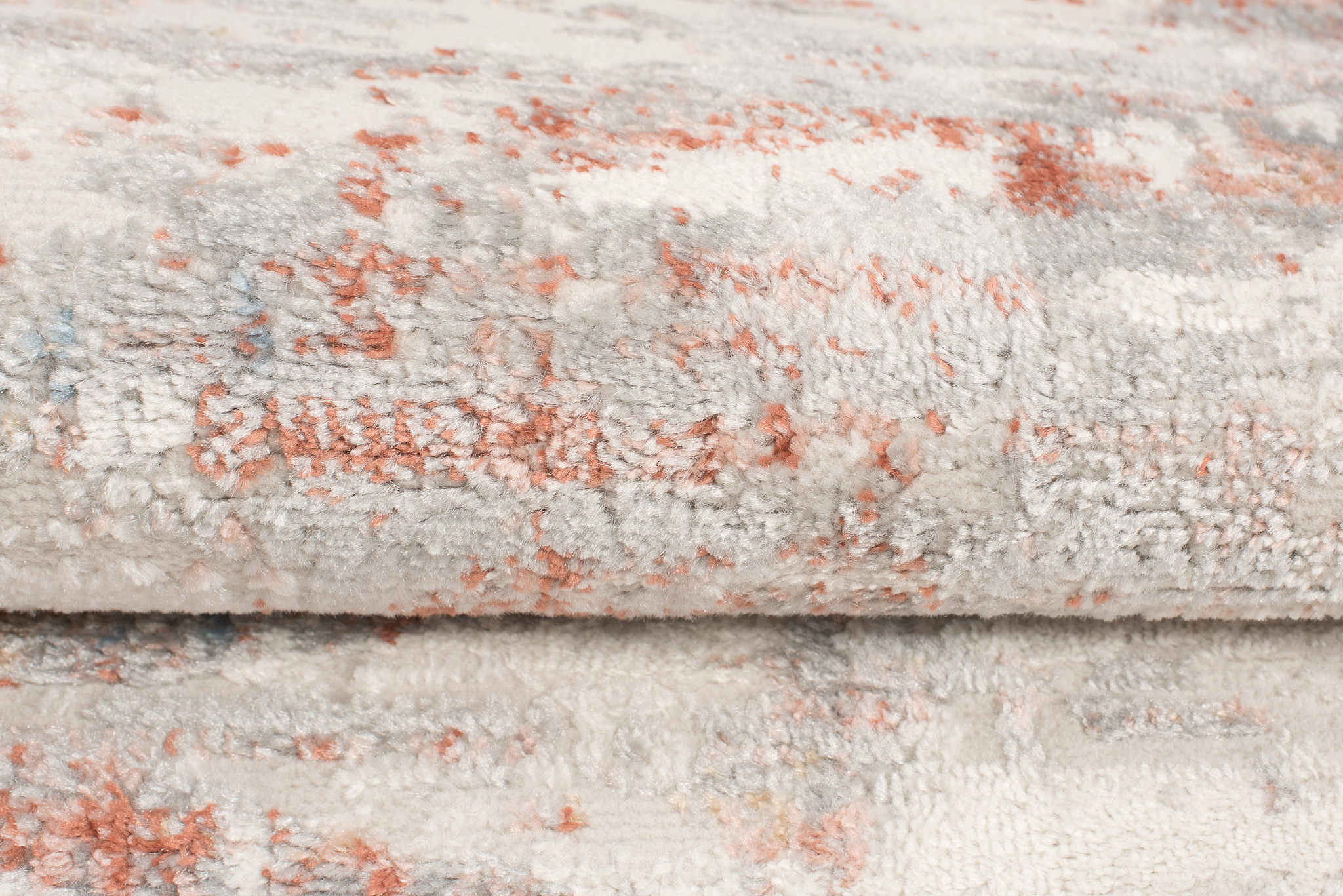 Alfombra Valley Gris Salmón Geométrico