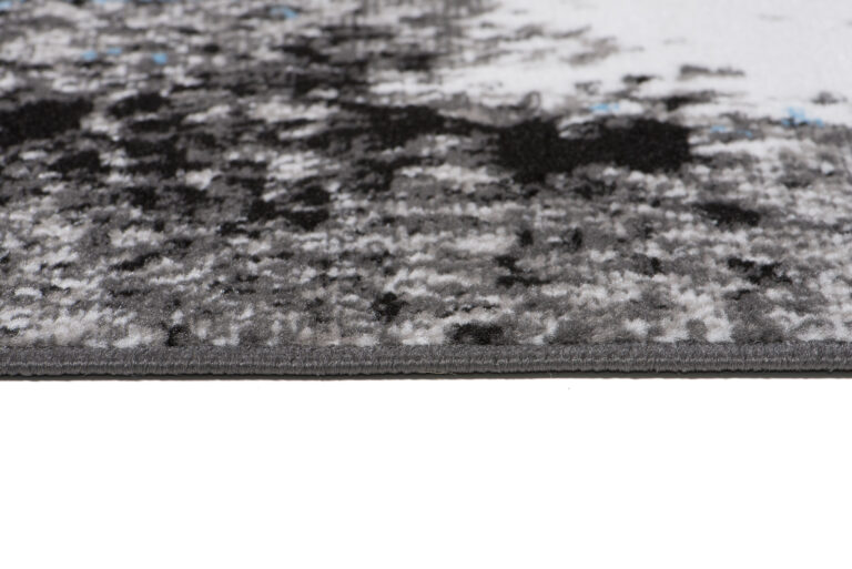 Alfombra Maya Gris Azul Moteado