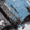 Alfombra Maya Gris Azul Moteado