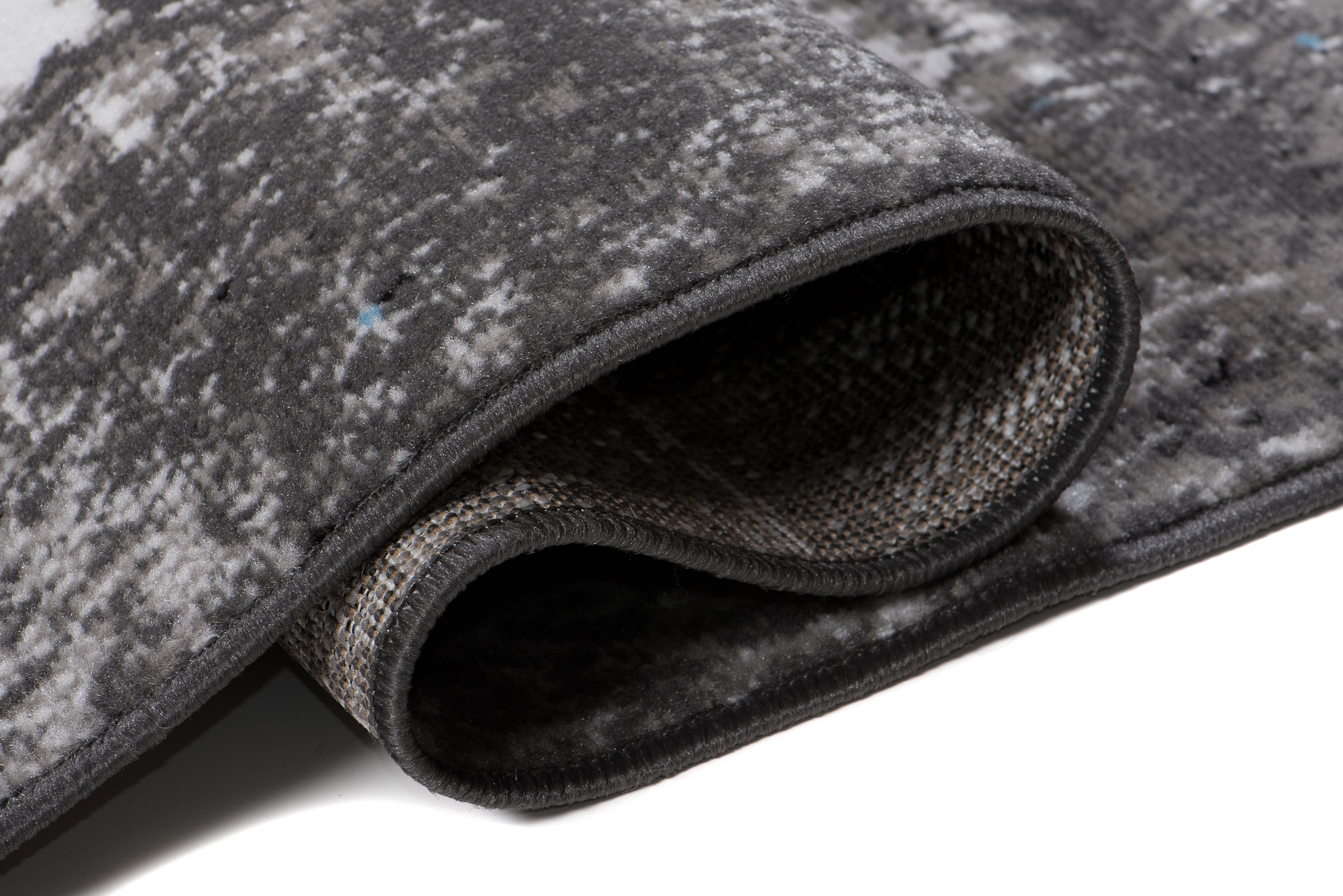 Alfombra Maya Gris Azul Moteado