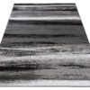 Alfombra Maya Gris Negro Rayas