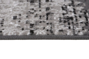 Alfombra Maya Gris Negro Rayas