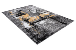 Alfombra Maya Gris Amarillo Moteado