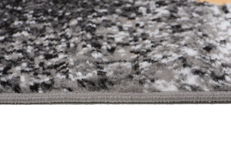 Alfombra Maya Gris Amarillo Moteado