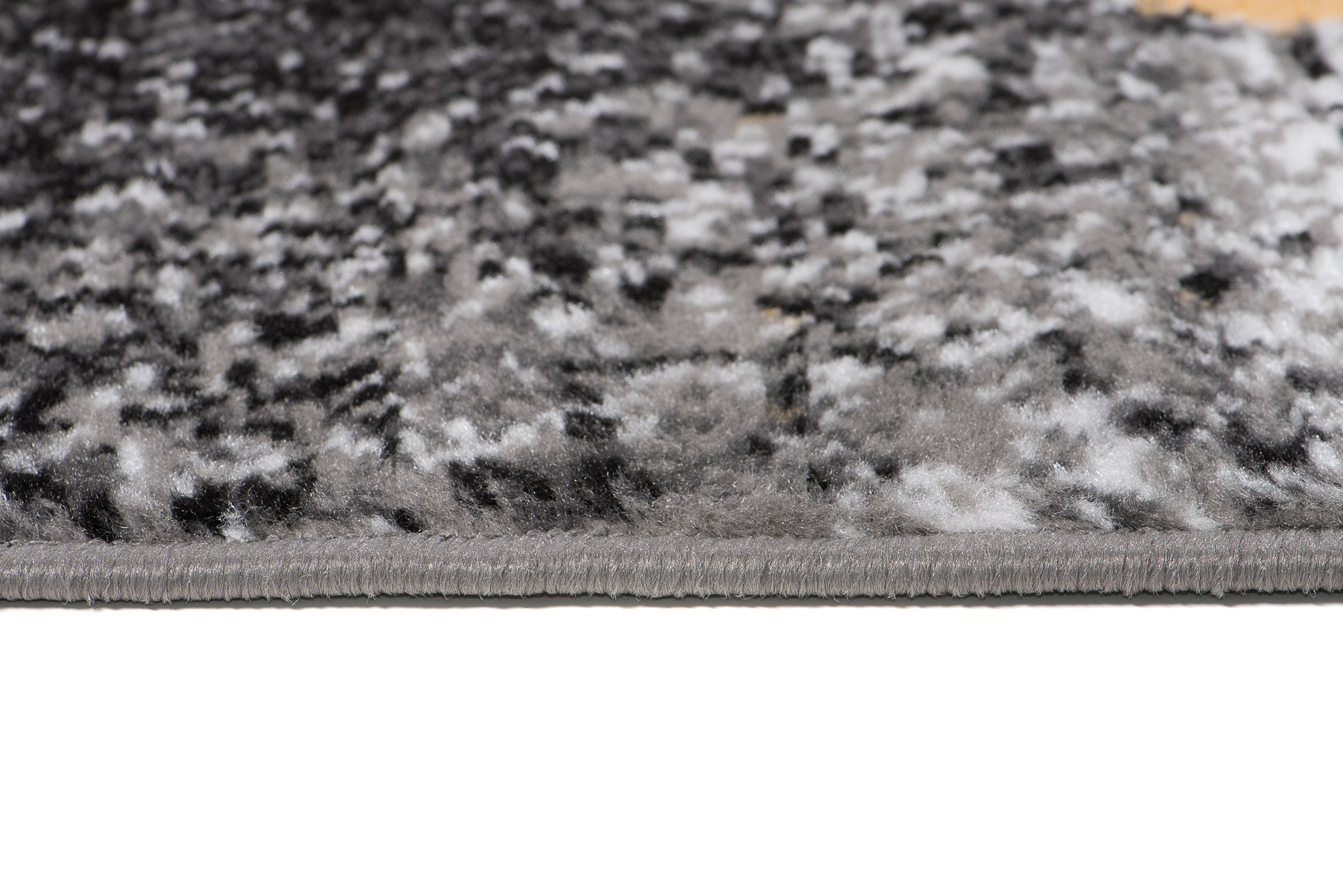 Alfombra Maya Gris Amarillo Moteado