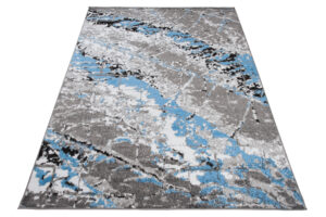 Alfombra Maya Gris Azul Moderno