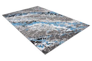 Alfombra Maya Gris Azul Moderno