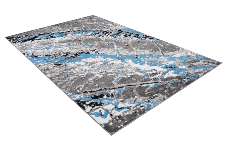 Alfombra Maya Gris Azul Moderno