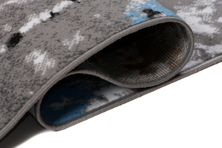 Alfombra Maya Gris Azul Moderno