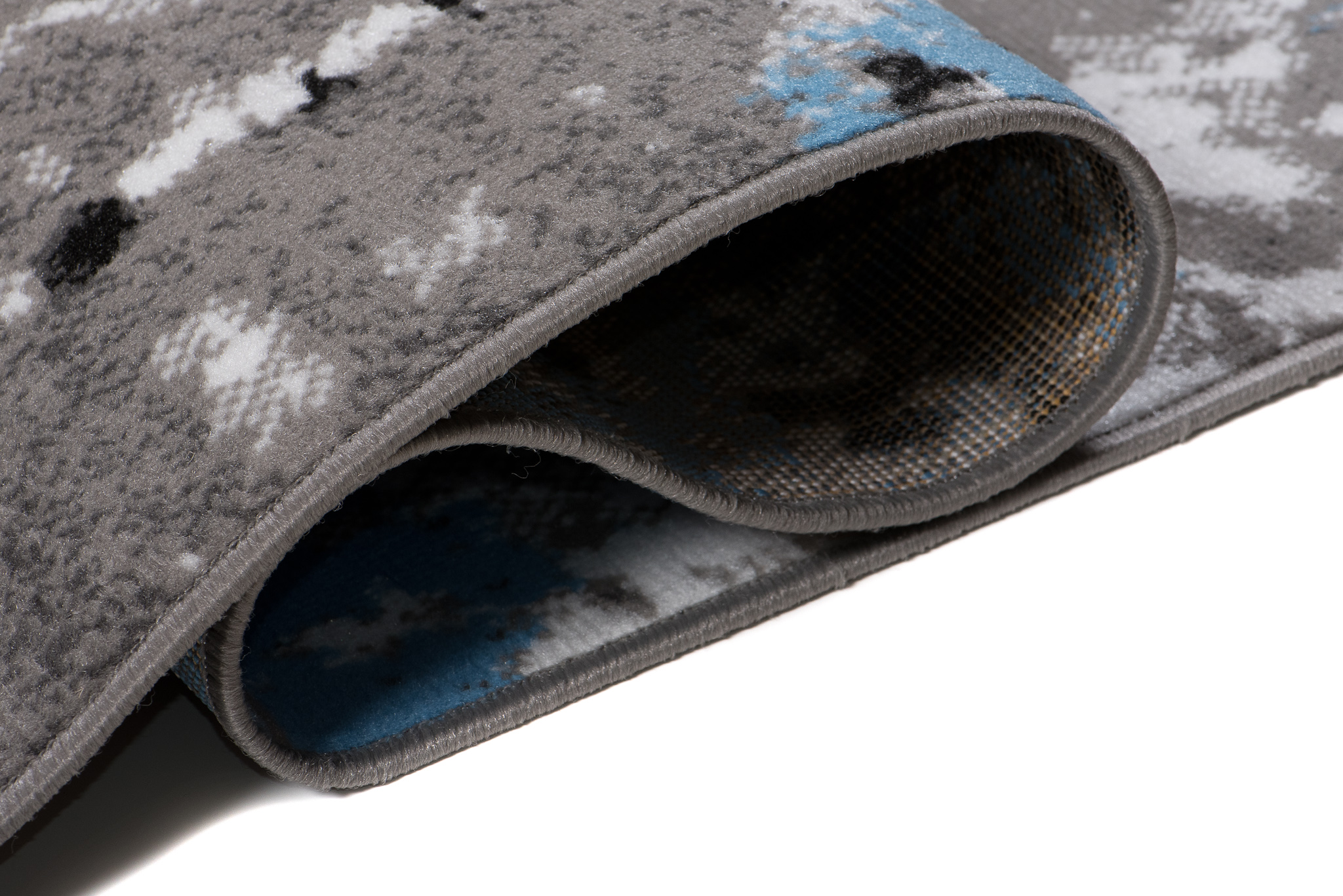 Alfombra Maya Gris Azul Moderno