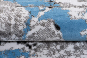 Alfombra Maya Gris Azul Moderno