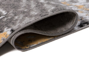 Alfombra Maya Gris Amarillo Moderno